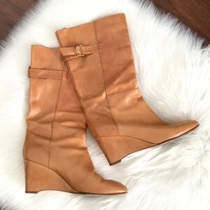 Loeffler Randall Tall Wedge Boots Size 11